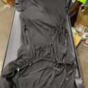 Removable Elastic Stretchable Fabric Chair Seat Cover Protector, Office Computer Chair Cover, Polyester Material with High Resilience and Design, Perfect Fit for Most Office (Black)