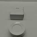 Hushee 12 Pack 7 Inch White Dessert Plates/salad Dishes Set, Melamine Small Dinner Plates Round Serving Dishes for Snacks, Bread, Fruit, Cake and Salad, Home Restaurant Supplies