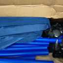 Pool Storage Bin Cart, Rolling Pool Storage Organizer Nylon Mesh Basket for Goggles, Floats, Balls and Floats Equipment (Regular Bin)
