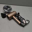 slopehill Professional Ionic Hair Dryer, Powerful 1800W Fast Drying Low Noise Blow Dryer with 2 Concentrator Nozzle 1 Diffuser Attachments for Home Salon Travel (Mocha Mousse)