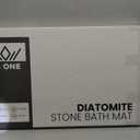 Diatomaceous Earth Bath Mat - Quick Dry, Super Absorbent & Anti Slip Shower Mat - Easy to Clean Large Stone Bath Mat for Kitchen, Bathroom - Gray Diatomite Bath Mat (23.5"x15")