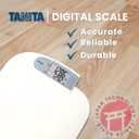 Tanita HD-351 Japan Technology Digital Bathroom Weight Scale- 440 lbs Capacity - Accurate & Precise with 5 Multi-User Convenience, Previous & Current Weight Memory - 2" Easy to Read Large Display