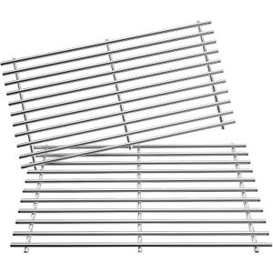 Hisencn Grill Grates Replacement Parts for Charbroil 463642316, 463644220, 17 Inch 304 Stainless Steel Grill Grates for Char-Broil 463675016, Nexgrill Evolution 720-0864, 720-0864m
