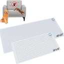 SEERWAY Scat Mat for Dogs and Cats, 2-Pieces Pet Training Mat with 3 Modes | Indoor Electric Shock Pad Keeps Pets Off Couch, Sofa, Countertop | 2 Sizes (48"x20" + 30"x16")