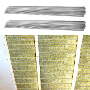 200 Pcs 16 Inch Insulation Support - 16" Carbon Steel Metal Insulated Wire for Attic & Ceiling Insulation, DGG005