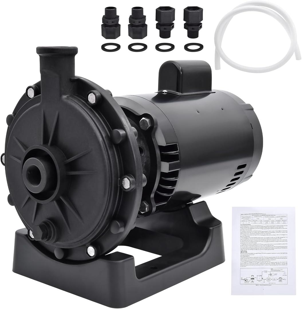 PB4-60 Booster Pump Fits for Polaris 180-480, 3/4 HP, for Polaris PB460 Swimming Pool Booster Pump 115V/ 230V, 60Hz, Replacement for Polaris Pressure Side Pool Cleaners