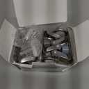 Broom Holder Wall Mount Screw Drilling, Sturdy Heavy Duty Stainless Steel Mop Gripper Rack Perforated, Perfect for Laundry Room Organizer, Fit with Laundry Kitchen Garage Garden Storage System (Silver)