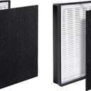 Fette Filter - 2 Set Premium Air Purifier Replacement Filter, Compatible with Levoit LV-H126 Air Purifier (2 Hepa 2 Carbon)