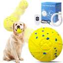 Dolita Interactive Dog Toy with Remote 3 Modes Moves Vibrating Ball, Self Bouncing Dog Ball, Smart Automatic Rolling Ball, E-TPU Material for Large/Medium Dogs