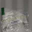 Boao White 24 Pieces Poinsettia Flower Christmas Glitter Artificial Poinsettia with Clips Christmas Tree Ornament Decorations for DIY Xmas Wreath Holiday Home Party Decor, 3/4/6 Inches