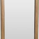 Vintage Gold Full Length Mirror - 60x25 inch, Antique Floor Mirror Leaning, Baroque Ornate Full Body Wall Mirror for Bedroom, Living Room, Entryway | Solid Wood