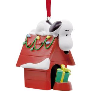 Hallmark Peanuts Snoopy on Holiday Doghouse Christmas Ornament