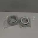 2" PVC Connector 006723F with 2 Nut Heater Flange Kit fit for Raypak Pool Heater Parts R185A R265A R335A R405A (2 Pack)
