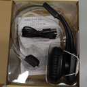 Trucker Bluetooth Headset, Wireless Headset with Mic for Work, Upgraded V5.3 Dual Noise Cancelling Microphones, Mute Button, Multipoint, 53H Battery, for Truck Drivers, Work from Home Office Phone (Black)