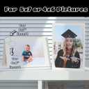 100 Pack Photo Folder Frame for 4x6 or 5x7 Pictures, Paper Picture Frames Bulk, Cardboard Photo Frames,Great for Mother's Day Father's Day Graduation Wedding Birthday Classroom Craft DIY(White with Gold Trim)
