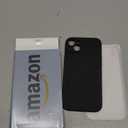 Miracase Designed for iPhone 14 Plus Case with Screen Protector,[Upgraded Enhanced Camera Protection],Shockproof Liquid Silicone Case with Microfiber Lining,6.7 inch, Black