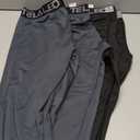 TELALEO 6 or 4 Pack Men's Compression Pants Leggings Sports Tights Performance Athletic Base layer Workout Running (Large)