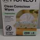 The Honest Company Hypoallergenic Multi-Use Baby Wipes for Sensitive Skin, Geo Mood, 288 Count (72 Count (Pack of 4))