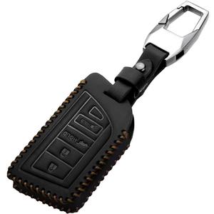 Leather Compatible with Acura Key fob Cover for 2023 2025 RDX MDX Accessories 4 Buttons Keychain