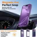Magnetic for iPhone 17 Pro Max Case, [Matte Solid Color] [Full Camera Protection] Protective Case for iPhone 17 Pro Max - Deep Purple