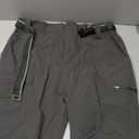 Men's Hiking Cargo Work Pants Lightweight Waterproof Quick Dry Camping Fishing Travel Outdoor Pants (Large, Dark Grey)