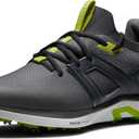FootJoy Hyperflex Golf Shoes - Charcoal/Grey/Lime, Size 11