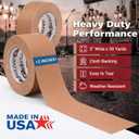 Gaffer Power Proudly Made in The USA, Real Professional Grade Gaffer Tape, Heavy Duty Gaffers Tape, Non-Reflective, Multipurpose. 2 Inches x 30 Yards, Tan