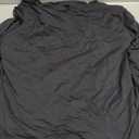 PUMIEY Women's Crew Neck Long Sleeve Bodysuit Second-skin Feel Tops Smoke Cloud Collection (X-Large, 01 Jet Black)