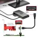 chenyang SFF-8611 Cable OCuLink PCIe PCI-Express 4.0 SFF-8611 4i Male to SFF-8611 Male Data Extension Cable 50cm for eGPU GPD Win Max2 External Graphics Card & SSD