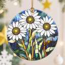 Birth Flower Christmas Ornament, Christmas Tree Ornaments, Keepsake Ornaments, Holiday Decor, Holiday or Xmas Gifts, Birthday Gifts, Flower Lovers Gift - Gift for People Born in April