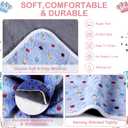 Tudomro 8 Pcs Guinea Pig Bedding Cage Liners Bulk Waterproof Blankets Small Animal Flannel Throw Bedding Absorbent Reusable Pet Pee Sleep Mat Pad Cover for Hamster Ferret (Dot,12 x 12 Inch)