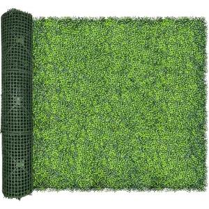 DOPGIB Artificial Ivy Privacy Fence Screen,128"x 72" (64 SQFT) UV-Anti Faux Boxwood Roll Grass Wall Panels for Patio Balcony Privacy, Garden, Backyard Greenery Wall Backdrop Decor