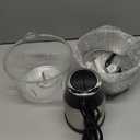 GANIZA Food Processors, Electric Food Chopper with Meat Grinder & Vegetable Chopper - 2 Bowls (8 Cup+8 Cup) with Powerful 450W Copper Motor - Includes 2 Sets of Bi-Level Blades for Fruits/Meat/Nuts (Black)