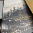 3 Piece Large Framed Mountain Landscape Wall Art for Living Room, 24x36 In, 24" W x 36" H x 3Pcs