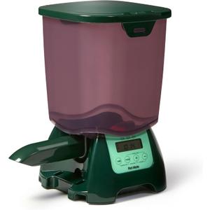 Fish Mate P7000 Automatic Pond Fish Feeder – Programmable LCD Timer, 6.5 lb Capacity, Adjustable Portions for Pellets & Sticks, Weather Resistant Outdoor Design