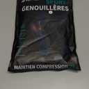 Knee Compression Sleeve Original  for Pain Relief and Support  Alleviates Swelling, Inflammation, and Improves Circulation  Ideal for Men and Women in Sports and Everyday Activities (M thigh (46-50CM), Black)