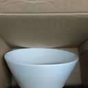 MALACASA Serving Bowls, 105 OZ Large Salad Bowls Set of 2, Porcelain White Bowls for Kitchen, Deep Bowls for Salad, Soup, Pho and Fruit, Ceramic Serving Bowls for Party, Microwave Safe, Series Regular