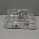 mDesign Plastic 12 Compartment Dresser Drawer Divided Organizer Bin for Scarves, Socks, Bras, Hair Ties, Belts, Underwear - Closet Shelf Storage Organization, Lumiere Collection, Clear