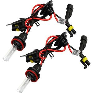 2PCS 9005 HID Car Xenon Bulbs, 35W 12V 6000K Waterproof Vehicle Headlight, Automotive Front High Low Beam Lamp Replacement Accessories, Universal for SUV Sedan Truck