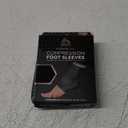 RBX Foot Sleeves - Plantar Fasciitis, Achilles, Ankle Support Brace Socks - Day / Night Relief from Heel Spurs, Arch Pain, Swelling, Soccer Injuries, Golf, Running - 1 Pair Black - L/XL