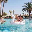 Lewtemi Goose Inflatable Pool Float Giant Inflatable Swan Pool Floats Beach Goose Luxury Float Summer Pools Parties Entertainment Poolside Summer Lounging Fun