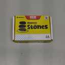 24Pcs Black Fridge Hematite Magnetic Stones Kit, DIY Irregular Polished Refrigerator Magnets for Home Office Kitchen, Educational Science Kit for Wall Stickers, Building Gadgets for Gift