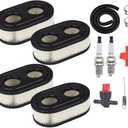 593260 Air Filter Kit (12PCS) Compatible with Briggs and Stratton 4247 5432 5432k 09P00 09P702 550E 500EX 550EX 625 575EX Series Engine - Lawn Mower Air Cleaner 593260 798452 334404