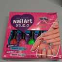 Nail Art Studio for Girls - Birthday Gift - Nail Polish Kit for Kids Ages 7-12 Years Old - Girl Gifts Ideas - Gift Set - Girly Stuff - Polish, Pens, Glitter, Stickers, Gems, Filer - 8 9 10 11 12 Year