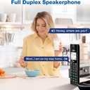 VTech LS6331 Expandable Cordless Phone with DECT 6.0 Desk/Wall Mountable Transmitter, Bluetooth Connect-to-Cell, Full Duplex Handset Speakerphone, Landline Phone with Smart Call Blocker