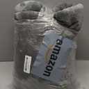 Bedsure GentleSoft Fleece Bed Blankets Queen Size Grey - Soft Warm Spring Blanket Lightweight Cozy Anti-Static Microfiber, Room Home Decor Gifts for Women and Men, 90x90 inches