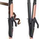 Dual Voltage Curling Iron 2-in-1 Curling Iron 1 Inch,(100V~240V) Dual Voltage Hair Straightener Travel CurlingIron European Flat Iron(Black)