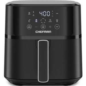 Chefman 6-Quart Digital Air Fryer with Digital Touch Controls (Black)