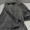 Baggy Jeans Y2k Hip Hop Pants Stacked Jeans for Women Mid Rise Fashion Grunge Streetwear Clothes Black, Size XL