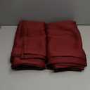 COSVIYA Grommet Blackout Room Darkening Burgundy Curtains 84 inch Length 2 Panels,Thick Polyester Light Blocking Insulated Thermal Window Curtain Drapes for Bedroom/Living Room,52x84 inches